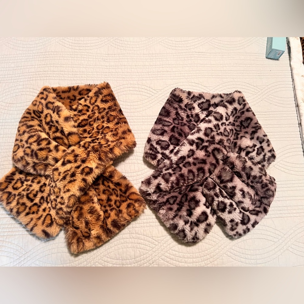 Leopard print scarf